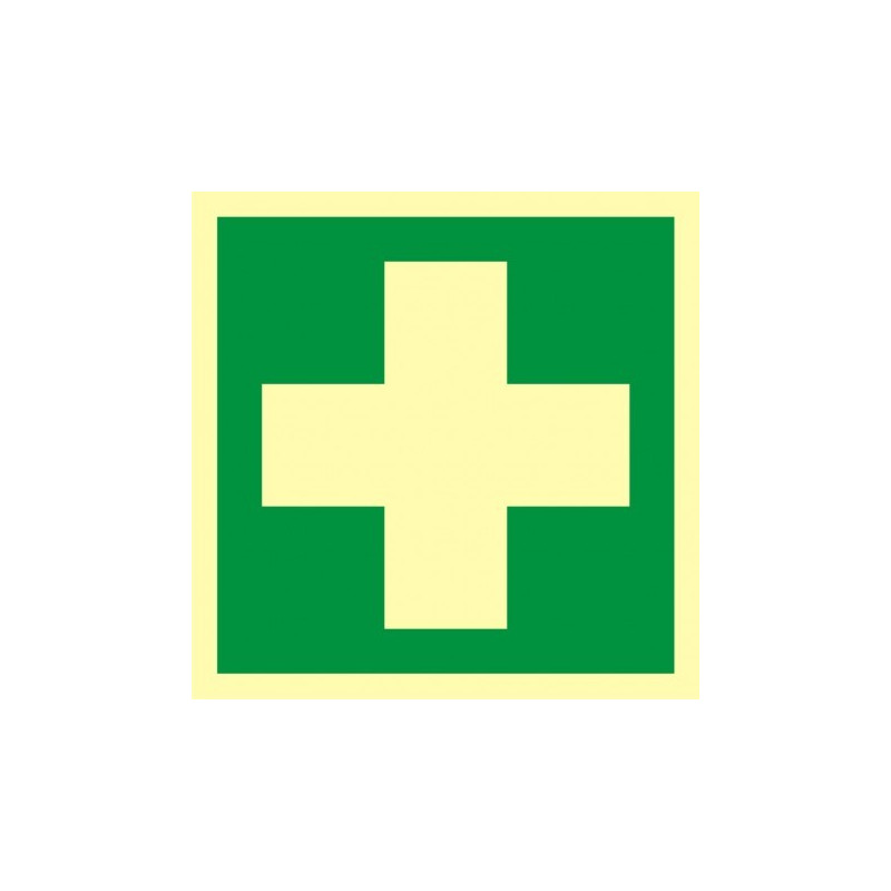Znak ewakuacyjny-(AAE003)Pierwsza pomoc medyczna P