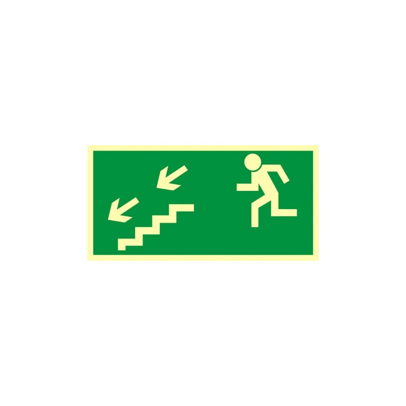 Znak ewakuacyjny -(AA005) Kierunek do wyjścia drog
