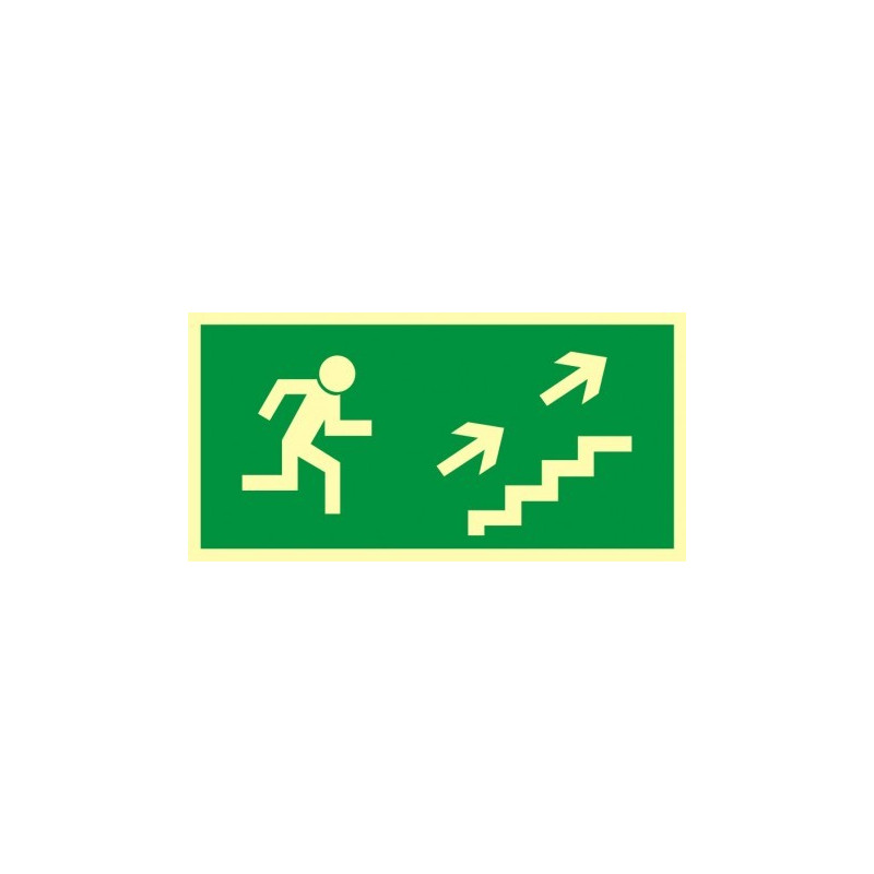 Znak ewakuacyjny - (AA007)Kierunek do wyjścia drog
