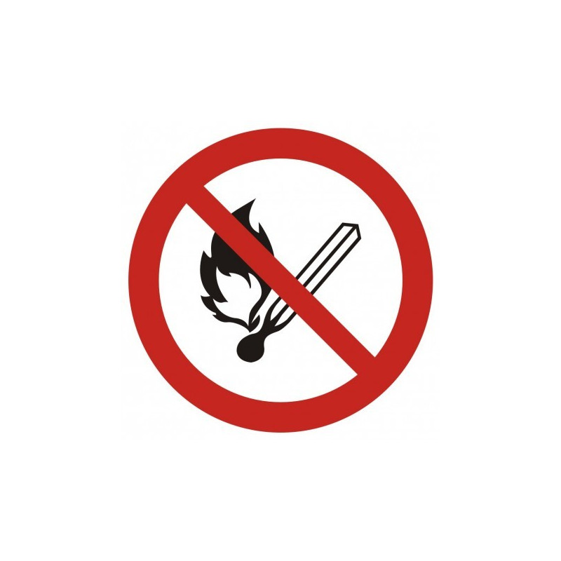 Znak BHP-GAP003-Zakaz używania otwartego ognia,zak