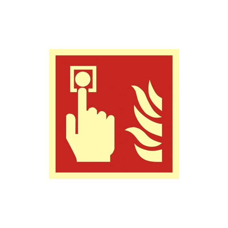 Znak przeciwpożarowy-(BAF005)Alarm przeciwpożarowy