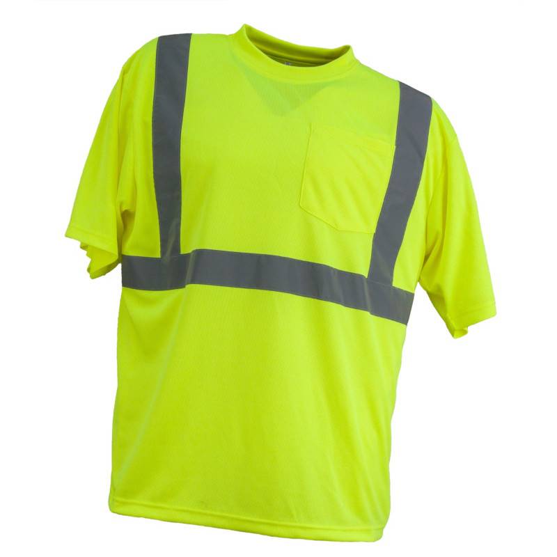 Koszulka T-shirt żółta z odblaskiem r.XXXL